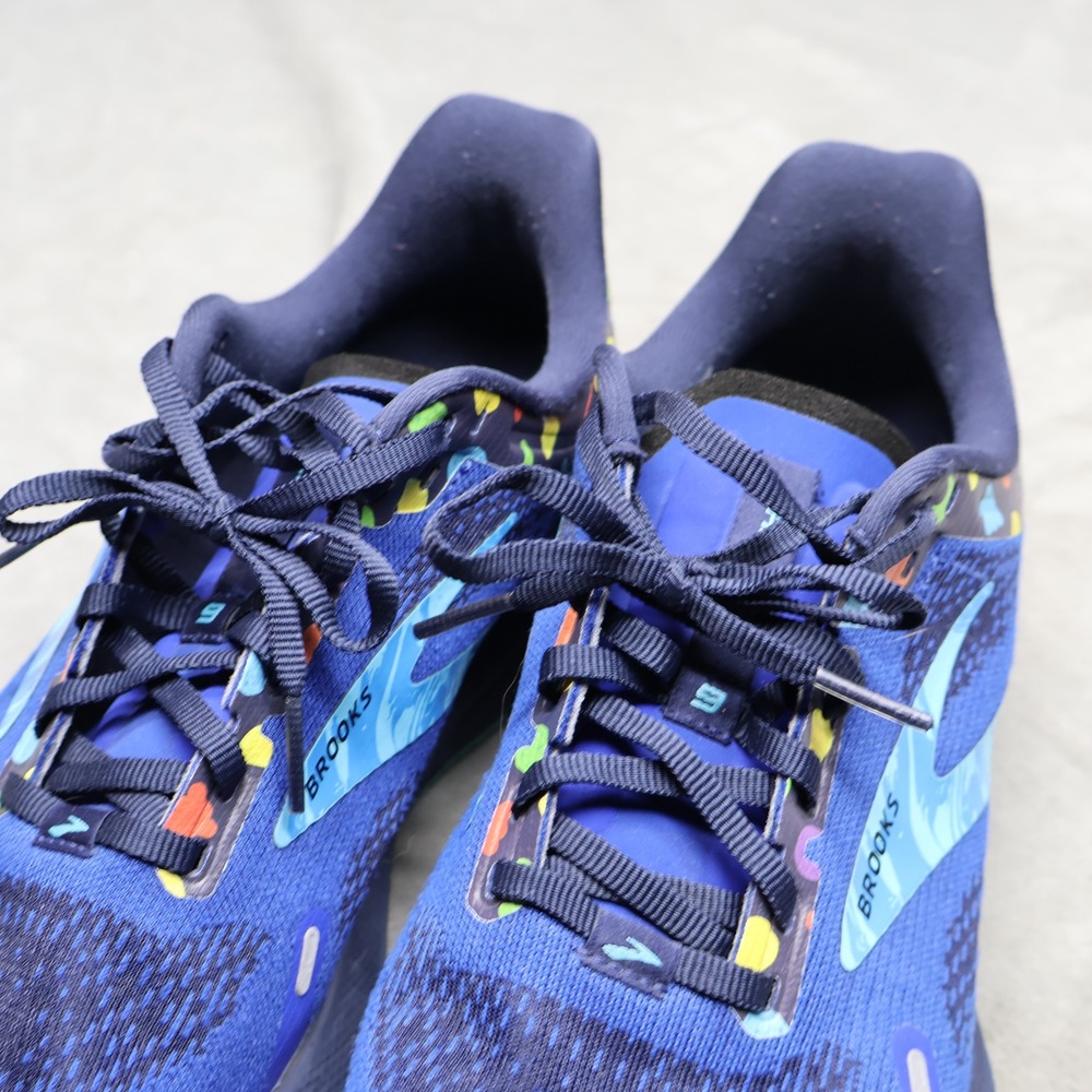 Brooks Womens 9.5B Running Shoes Blue Launch 9 Lightweight Cushioned Athletic - Picture 11 of 16